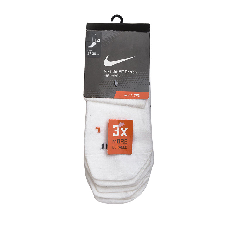 Nike Ancle socks Dri-FIT 3-Pack white